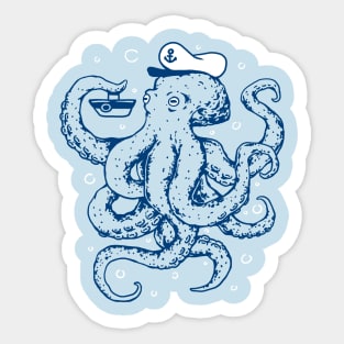 Octopus Sailor Sticker